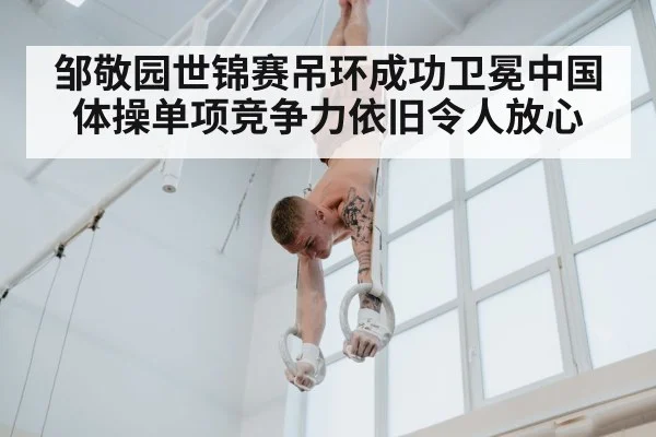 邹敬园世锦赛吊环成功卫冕中国体操单项竞争力依旧令人放心